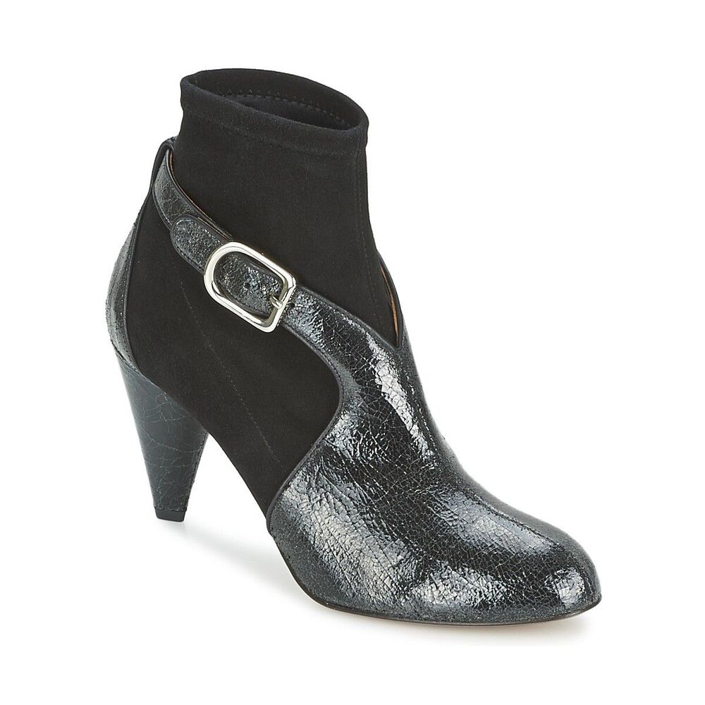 Sonia Rykiel Women's 697859-B Black Buckle Defile Ankle Boots NWT 599.00 Sz 38